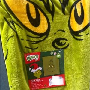 The grinch throw blanket new
